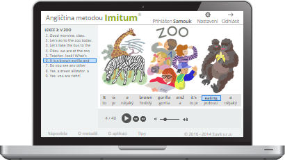 Angličtina metódou Imitum pre deti